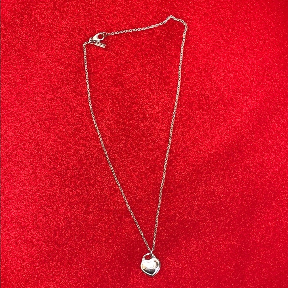 16’ Coach heart necklace